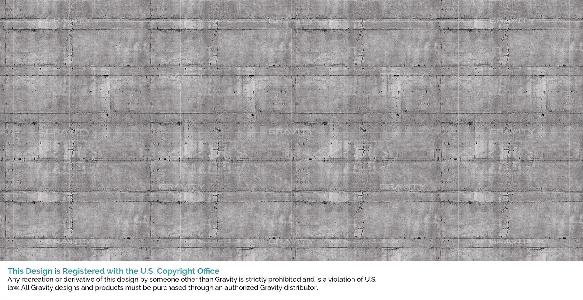 G1-08-05 Stripe Concrete • Cool Grey — Gravity Digital Walls